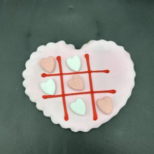 Valentine's Tic-Tac-Toe Cookie