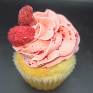 Vanilla Raspberry Cupcake