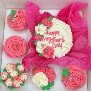 Bento Box - Mini Cake and 5 Cupcakes